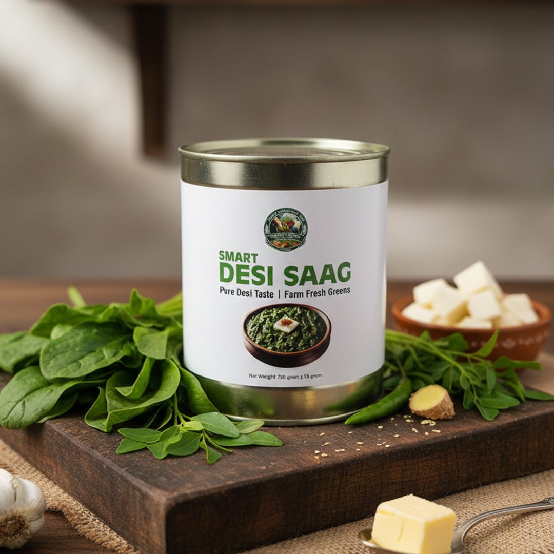 Smart Desi Saag – 1kg Fresh & Nutritious - Easy to cook