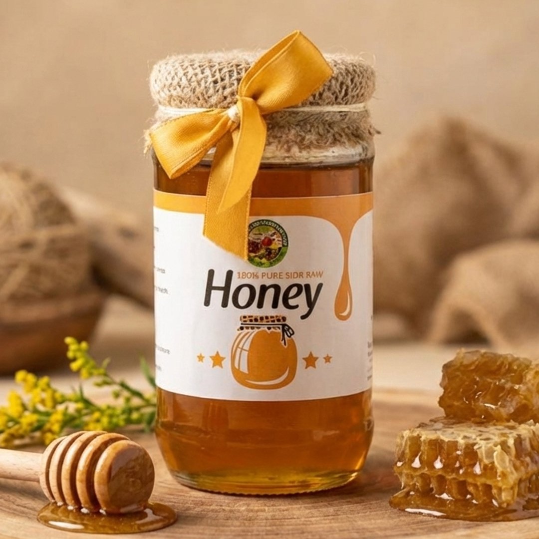 100% Pure Sidr Honey 400g | Raw Natural Energy Booster